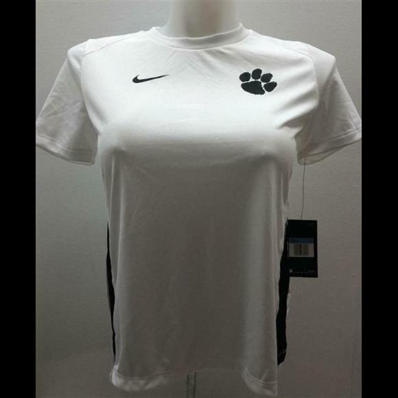 Nike Women's Clemson Tigers Dri-Fit T-Shirt Top Short Sleeve NEW NWT Size Medium - Picture 10 of 10